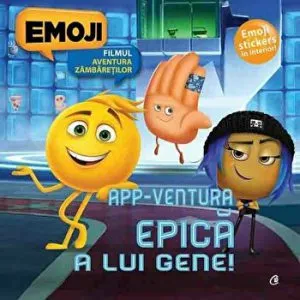 App-ventura epica a lui Gene! Emoji. Filmul aventura zambaretilor. Emoji stickers in interior!