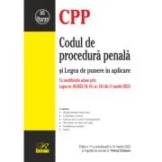 Codul de procedura penala si Legea de punere in aplicare de Petrut Ciobanu