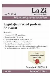 Legislatia privind profesia de avocat Act. 12.07.2018