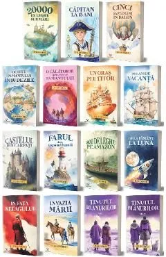 Pachet 15 volume: Jules Verne de Jules Verne