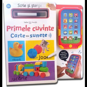 Scrie si sterge. Primele cuvinte