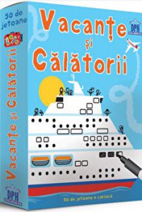 Vacante si calatorii. Deseneaza si sterge. 50 de jetoane   carioca