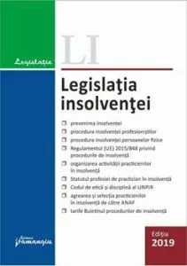 Legislatia insolventei. Actualizata 17 septembrie 2019