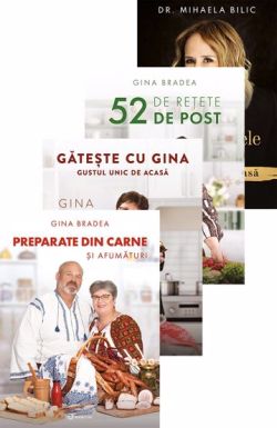 Pachet Gina Bradea - 3 Carti   Ingredientele care ne fac viata mai frumoasa