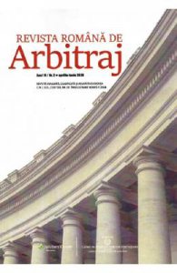 Revista romana de arbitraj Nr.2 ianuarie-martie 2020