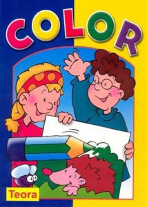 Seria COLOR Ariciul - carte de colorat cu site Internet
