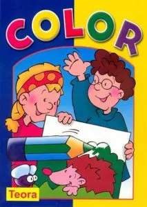Seria COLOR Ariciul - carte de colorat cu site Internet