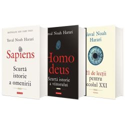 Serie de autor Yuval Noah Harari. Sapiens, Homo Deus si 21 de lectii pentru secolul XXI