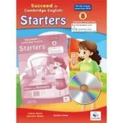 Succeed in Starters. 8 Practice Tests 2018 Format Student's Book with CD and key de Andrew Betsis