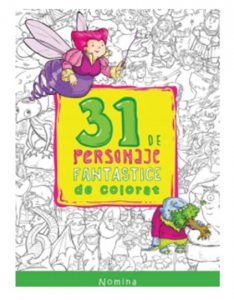 31 de personaje fantastice de colorat