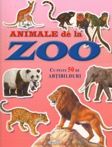 Cauta si lipeste - Animale de la zoo