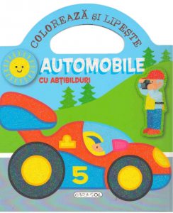 Coloreaza si lipeste - Automobile