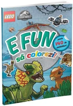 E fun să colorezi Jurassic World!