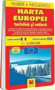 Europa. Harta turistica si rutiera