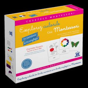Explorez culorile cu montessori - in romana si in engleza - 163 de jetoane pentru dezvoltarea vocabularului si a creativitatii