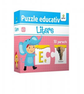 Litere - Puzzle educativ