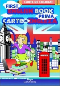 Prima carte de engleza - carte de colorat