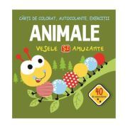 Animale vesele si amuzante.- 40 de autocolante