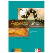 Aspekte junior C1, Medienpaket (4 Audio-CDs   Video-DVD). Mittelstufe Deutsch
