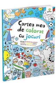 Cartea mea de colorat cu jocuri