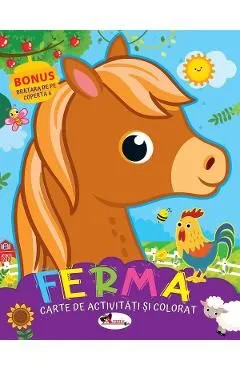 Ferma. Carte de activitati si colorat de Autor Anonim