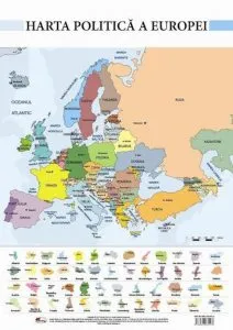 Harta politica a Europei- plansa a2 de Colectiv Aramis