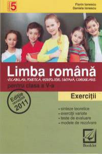 Limba romana. Exercitii pentru clasa a V-a