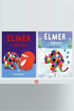 Pachet Elmer de Crăciun de David McKee