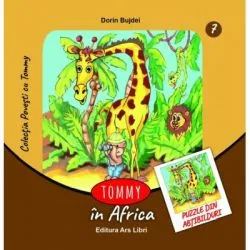 Tommy in Africa. Contine puzzle din abtibilduri de Dorin Bujdei