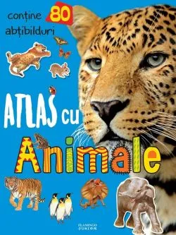 Atlas cu animale. 80 abtibilduri