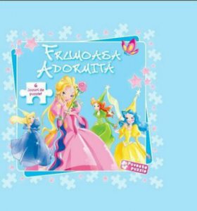 Frumoasa adormita. 6 jocuri de puzzle si poveste puzzle