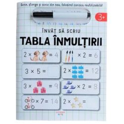 Invat sa scriu. Tabla inmultirii