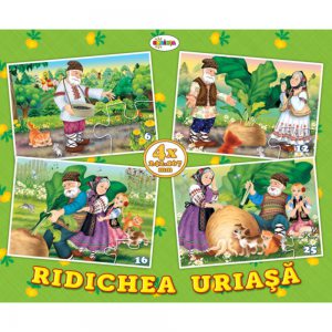 Puzzle - ridichea uriasa (4 imagini - 59 de piese)