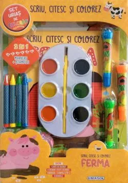 Scriu, citesc si colorez. Ferma