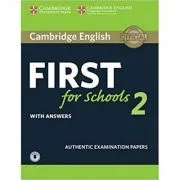 Cambridge English: First for Schools 2 de Cambridge University Press
