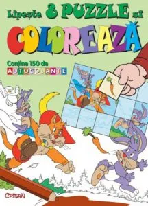 Lipeste si coloreaza - Motanul Incaltat
