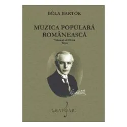 Muzica populara romaneasca Volumul 3. Texte de Bela Bartok