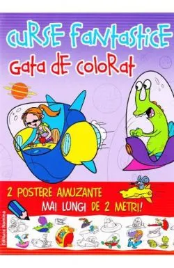 Curse fantastice gata de colorat - mov