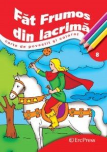Fat Frumos din lacrima - carte de povestit si colorat