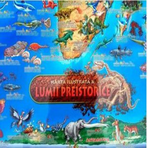 Harta ilustrata a lumii preistorice