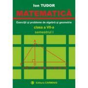 MATEMATICA. Clasa a 7-a, Semestrul 1. Exercitii si probleme de algebra si geometrie
