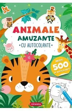 Animale amuzante cu autocolante de Autor Anonim