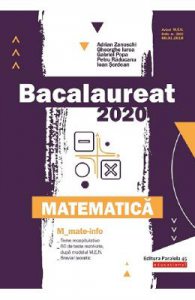 Bacalaureat 2020. Matematica M Mate-Info