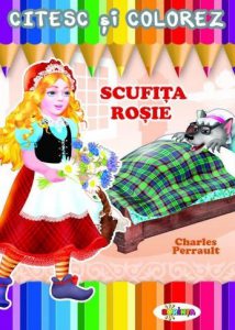 Citesc si colorez - Scufita rosie