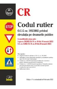 Codul rutier Ed.11 Act. 6 februarie 2022
