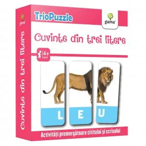 Cuvinte din trei litere. Triopuzzle.2020