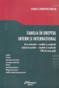 Familia in dreptul intern si international