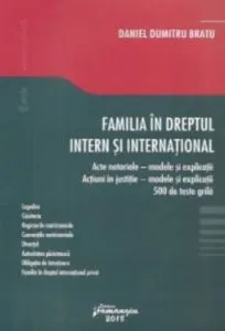 Familia in dreptul intern si international de Daniel Dumitru Bratu