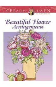 Beautiful Flower Arrangements. Coloring Book