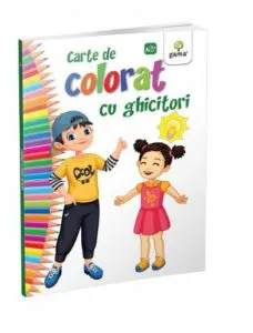Carte de colorat cu ghicitori